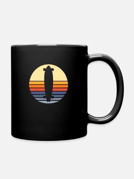 Longboard - Tasse einfarbig - Schwarz