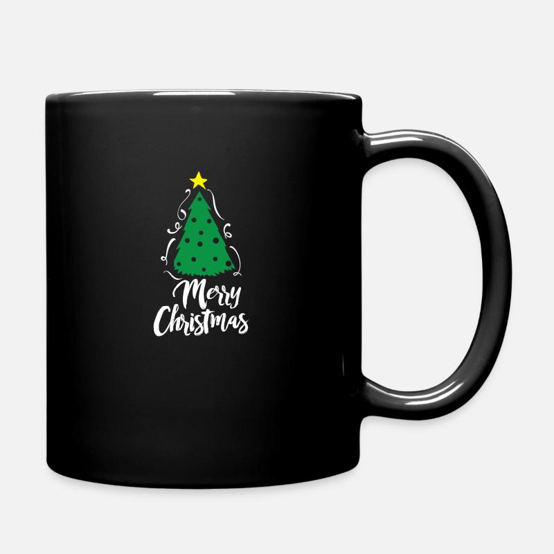 Arbre de noël joyeux noel - Mug uni - noir