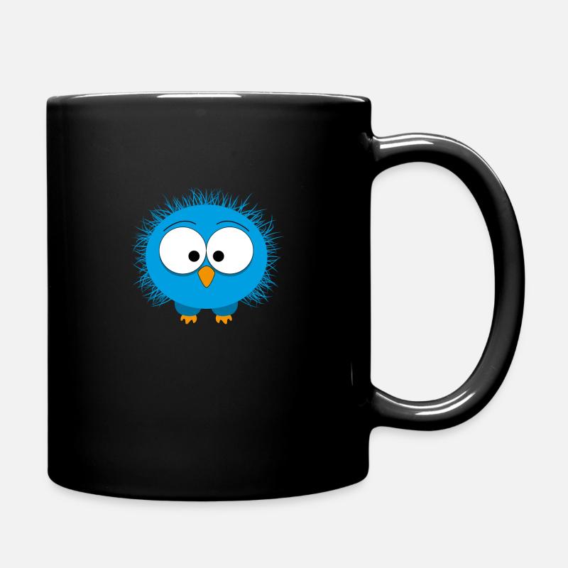 Oiseau déchiqueté - Mug uni - noir