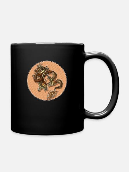 Dragon - Tasse einfarbig - Schwarz