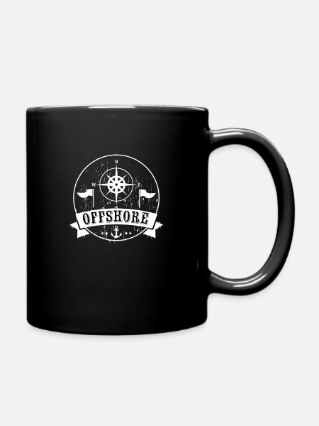 Offshore design - Full Colour Mug - black