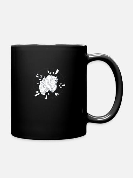 Ice Bear - Tasse einfarbig - Schwarz