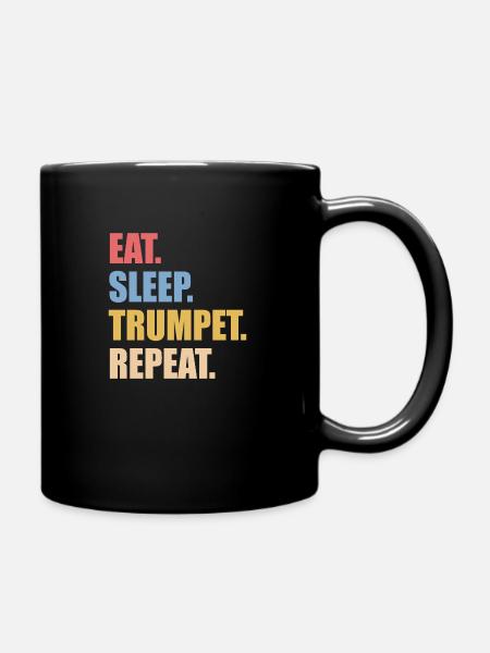 Trompette - Mug uni - noir