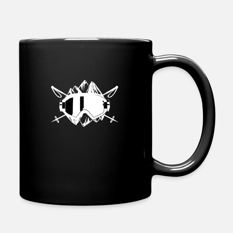 Ski - Full Colour Mug - black