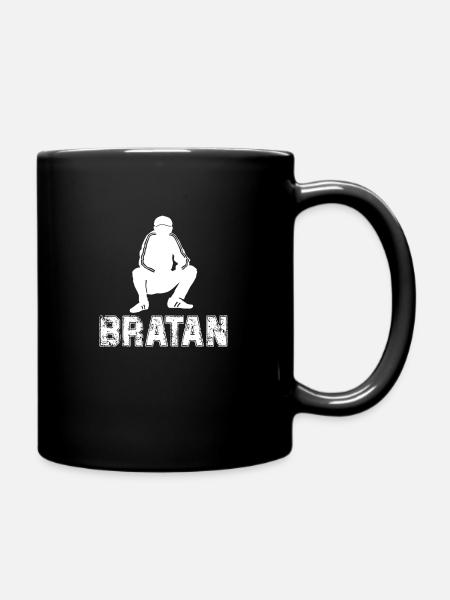 Bratan gopnik style - Full Colour Mug - black