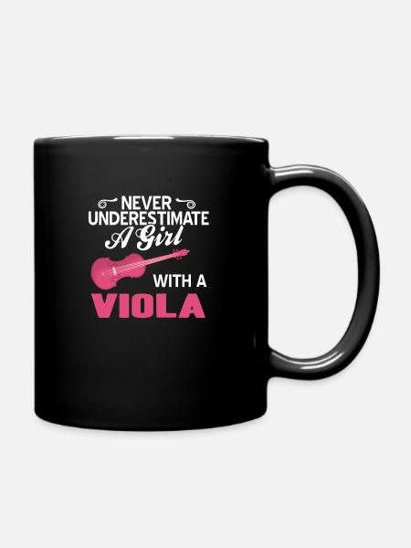 viola - Full Colour Mug - black