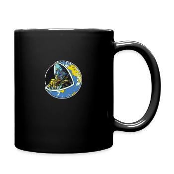 Spider Earth - Tasse einfarbig - Schwarz - Rechts