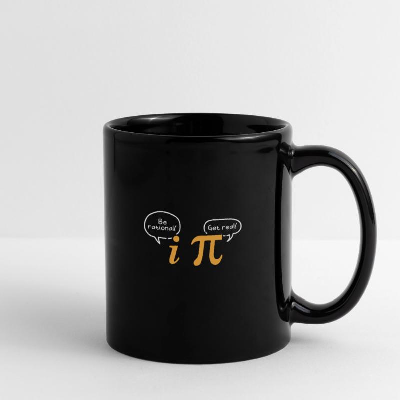 Math Symbole Be Rational Get Real Pi Nerd Geschenk Tasse einfarbig