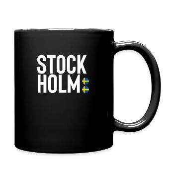Stockholm - Mug uni - noir - Droite