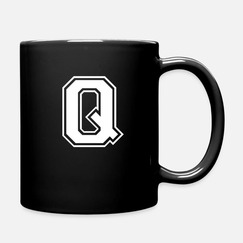 q - Tasse einfarbig - Schwarz