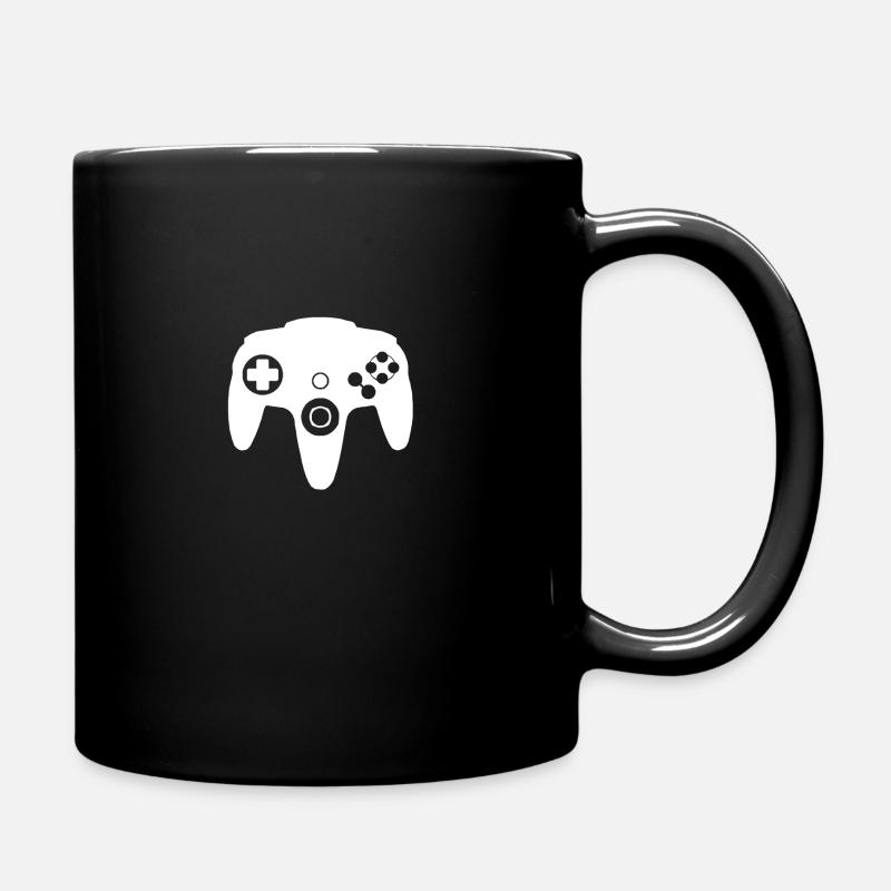 N64 Spiele Controller - Tasse einfarbig - Schwarz