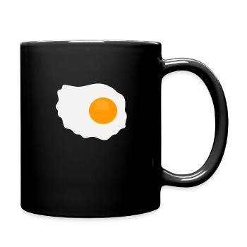 Egg fried egg - Full Colour Mug - black - Right