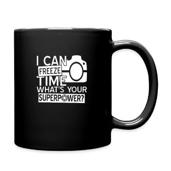 photographer - Full Colour Mug - black - Right