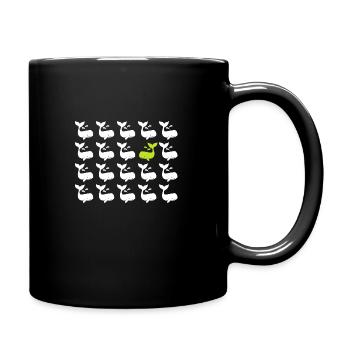Wale - Tasse einfarbig - Schwarz - Rechts