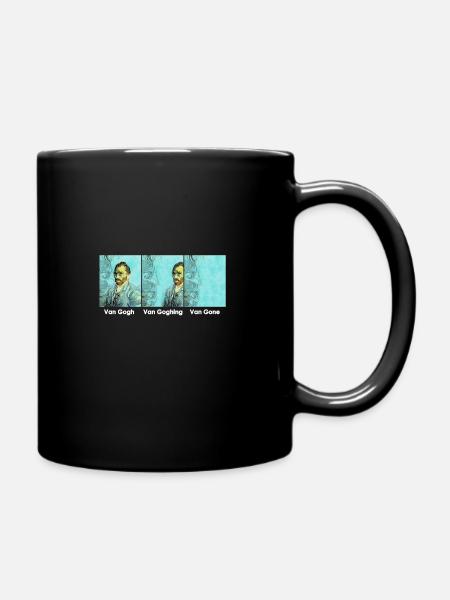 Van Gogh Van Goghing Van Gone Meme - Mug uni - noir