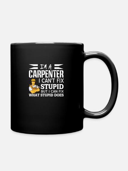 Carpenter - Full Colour Mug - black