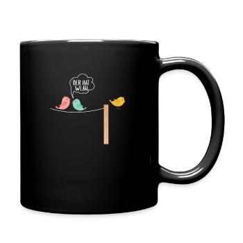 Oiseau qui a les amateurs d'oiseaux WiFi WIFI Internet - Mug uni - noir - Droite