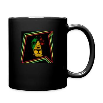 Lion of Zion - Full Colour Mug - black - Right