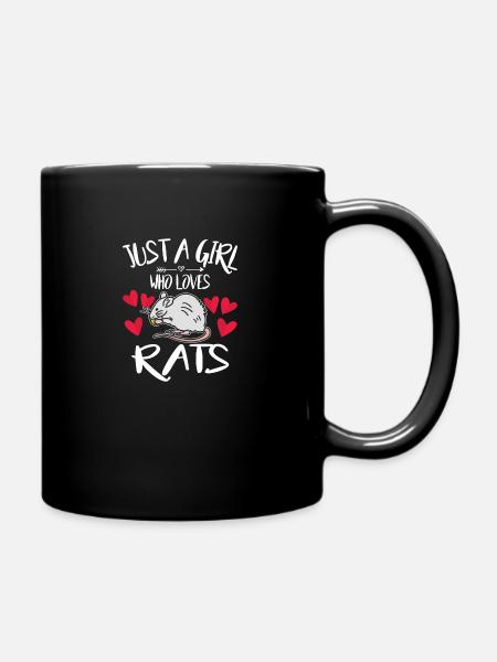 rat - Mug uni - noir