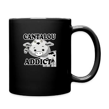 Cantalou-Süchtiger - Cantalou und stolz darauf - Tasse einfarbig - Schwarz - Rechts