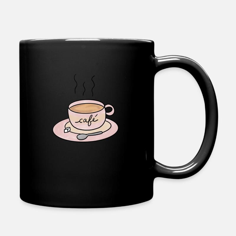 Coffee Cup / Cute Coffee Dates - Mug uni - noir