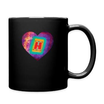 Servez-vous d'un grand H - Mug uni - noir - Droite