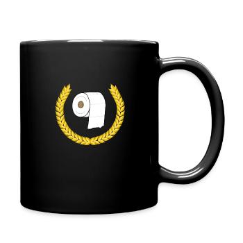 Papier toilette Corona Covid19 Virus - Mug uni - noir - Droite