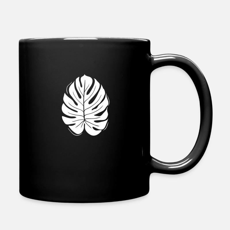 leaf nature (nature) - Full Colour Mug - black