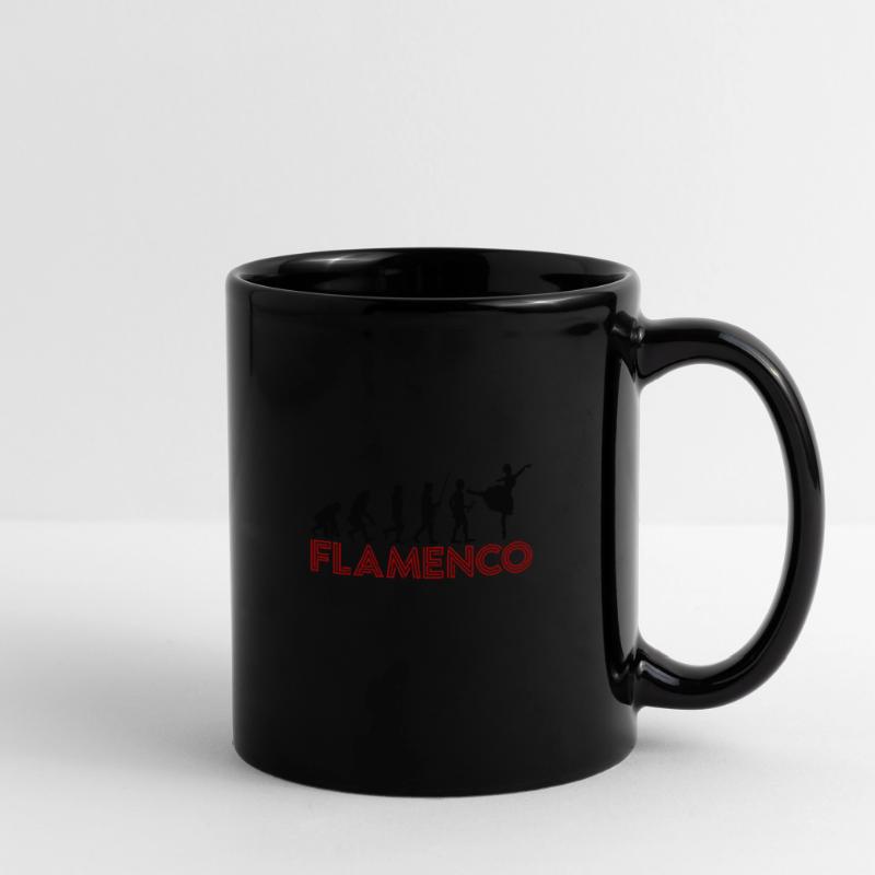 Flamenco Evolution - Black Full Colour Mug