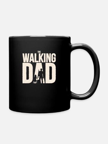The Walking Dad - Tasse einfarbig - Schwarz