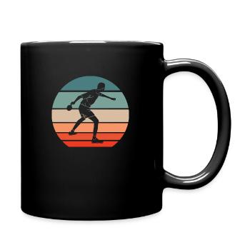 Table tennis table tennis player table tennis racket - Full Colour Mug - black - Right