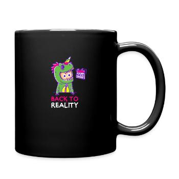 BACK TO REALITY - Full Colour Mug - black - Right