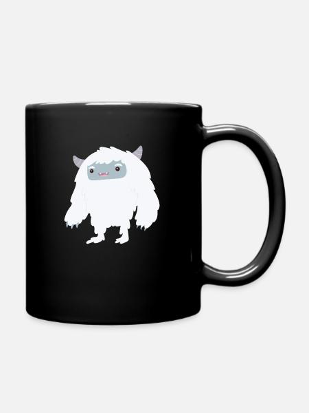 Yeti - Tasse einfarbig - Schwarz