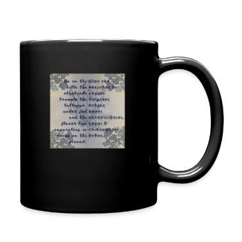 Larkspur - Sappho's Fragment 9 - Full Colour Mug - black - Right