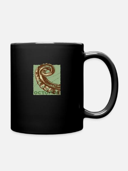 Tentacules de poulpe, plongeur de calmar poulpe - Mug uni - noir