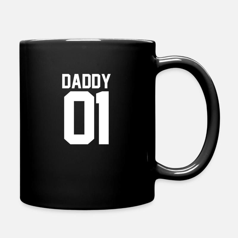 Daddy 01 - Tasse einfarbig - Schwarz