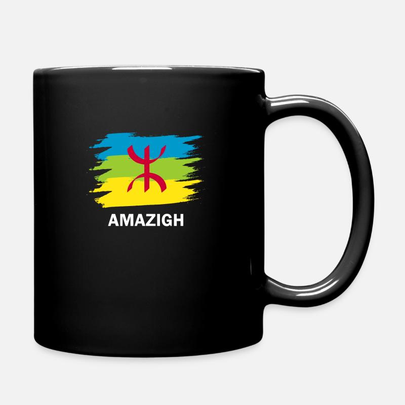 Amazigh - Tasse einfarbig - Schwarz
