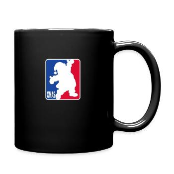Santa Claus Weihnacht Christmas XMAS - Full Colour Mug - black - Right
