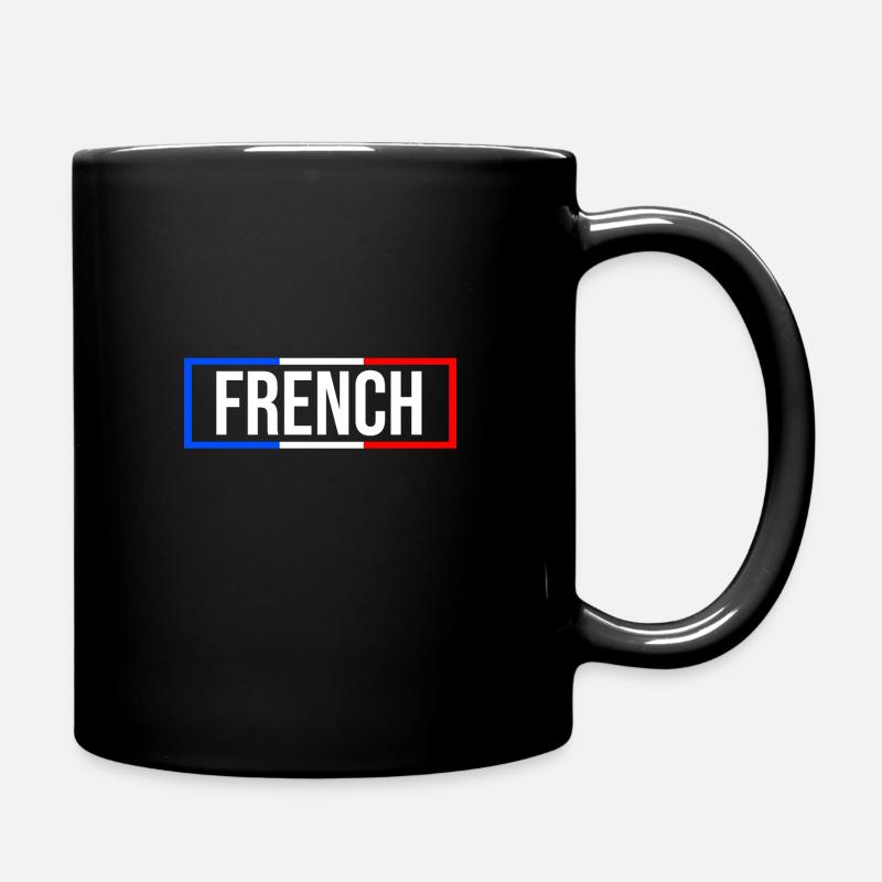 France drapeau bleu blanc rouge - Mug uni - noir