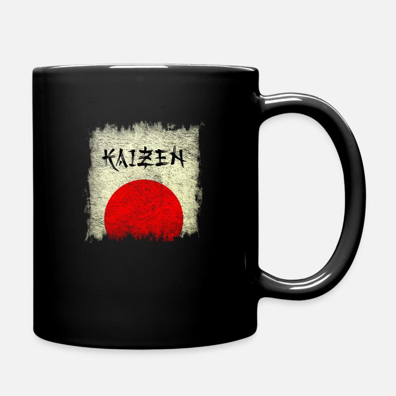 Kaizen - Tasse einfarbig - Schwarz