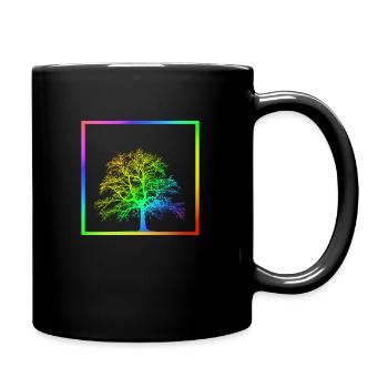 Arbre arc-en-ciel - arbre - nature - LGBT - Mug uni - noir - Droite
