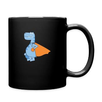 Héros de dinosaure - Mug uni - noir - Droite