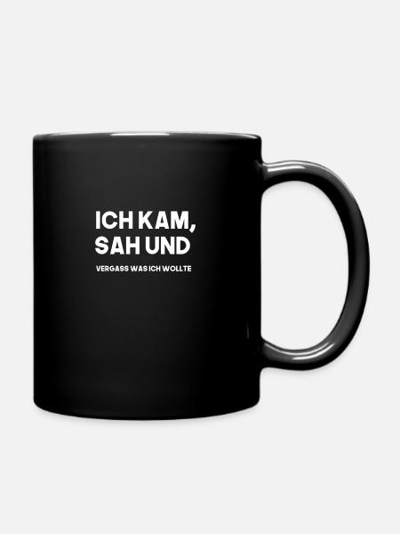 Kam Sah und Vergass - Tasse einfarbig - Schwarz