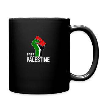 Free Palestine - Full Colour Mug - black - Right