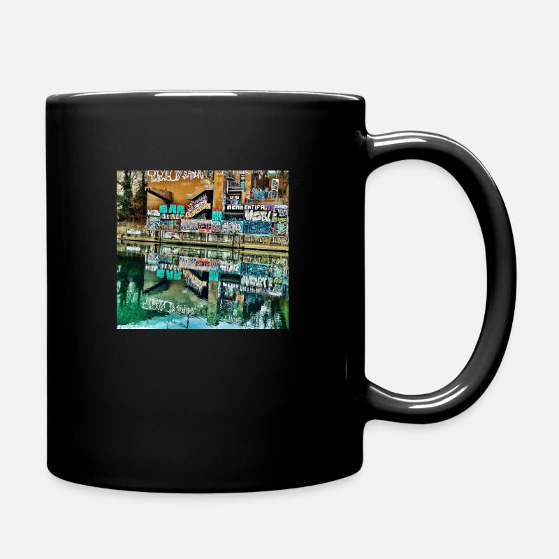 Graffiti art Hamburg - Mug uni - noir