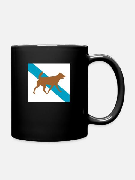 Dog Hund - Tasse einfarbig - Schwarz