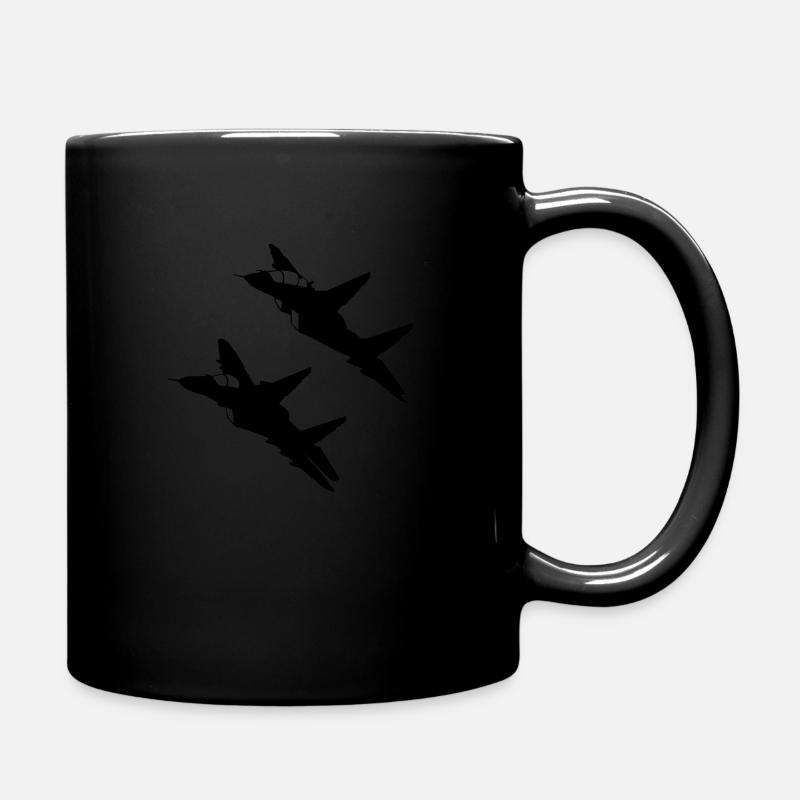 aircraft - Full Colour Mug - black