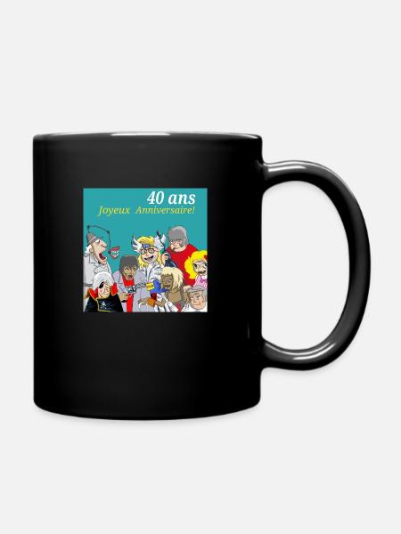Anniversaire 40 ans - Mug uni - noir