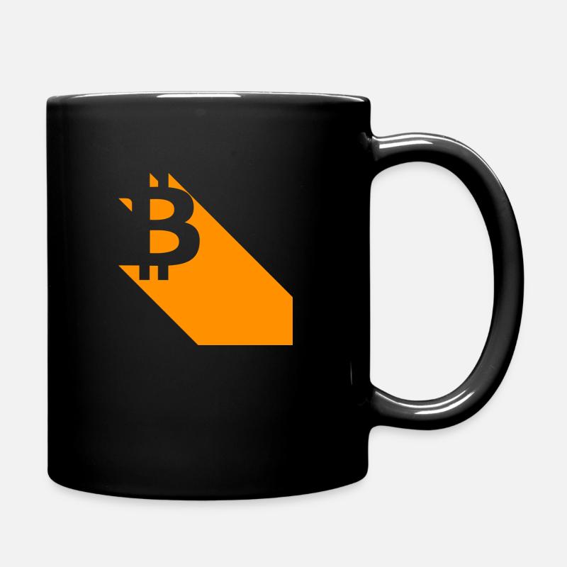 Bat Bitcoin - Tasse einfarbig - Schwarz