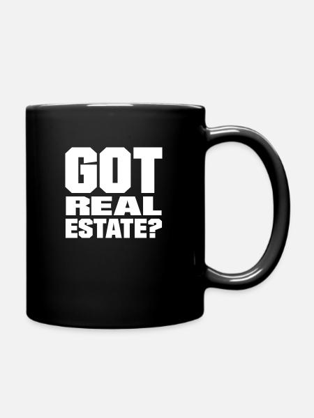 Vous avez de l'immobilier? - Mug uni - noir
